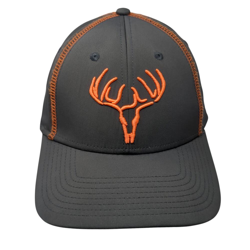 Cabela's Fitted Hat Gray One Size Embroidered Logo A-Flex Vent Holes